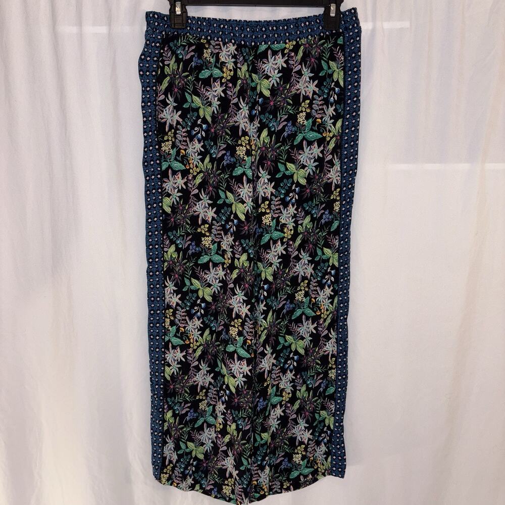 Anthropologie ett twa Rousseau Wide Leg Crop Pants Floral Women’s Size X-Small